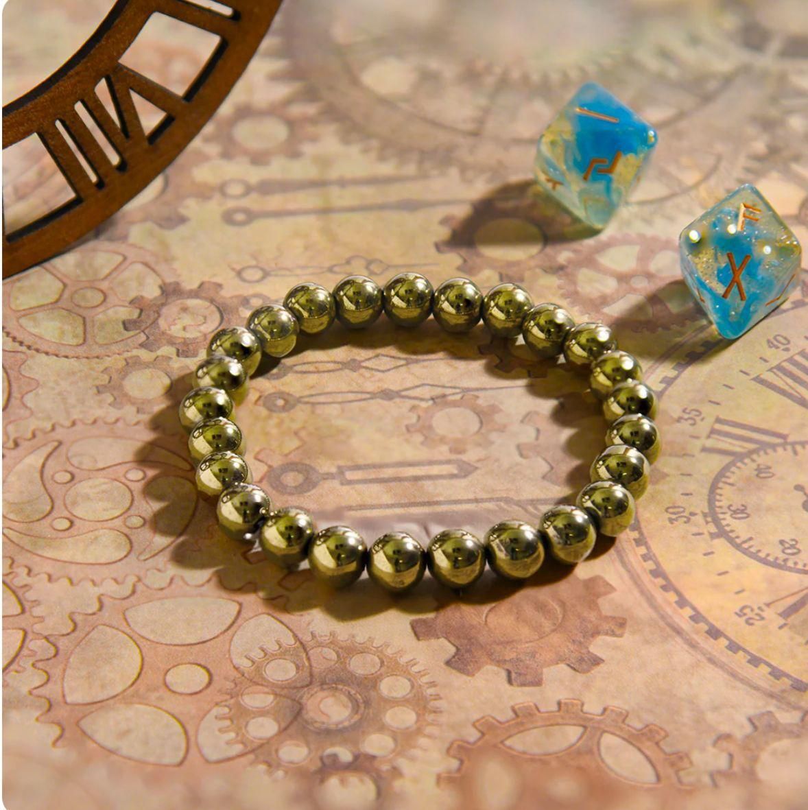 Pyrite Money Magnet Bracelet – Attract Wealth & Confidence