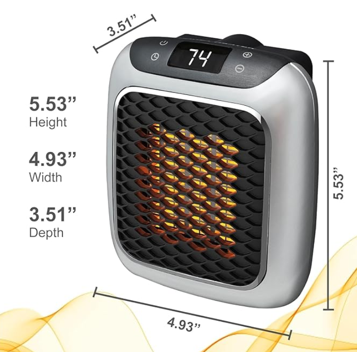 HeatWave™ Wall-Mounted Mini Heater