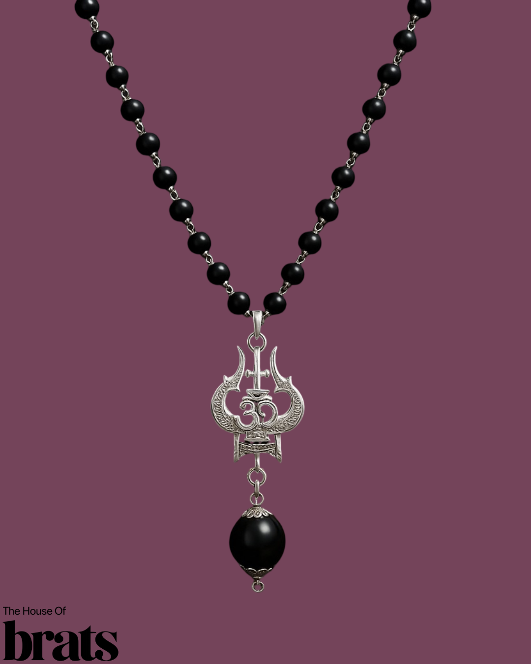 Om Shiva Trishool Karungali Mala