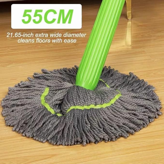 Self-Twisting Rotating Mop – Hands-Free Clean, Built to Last