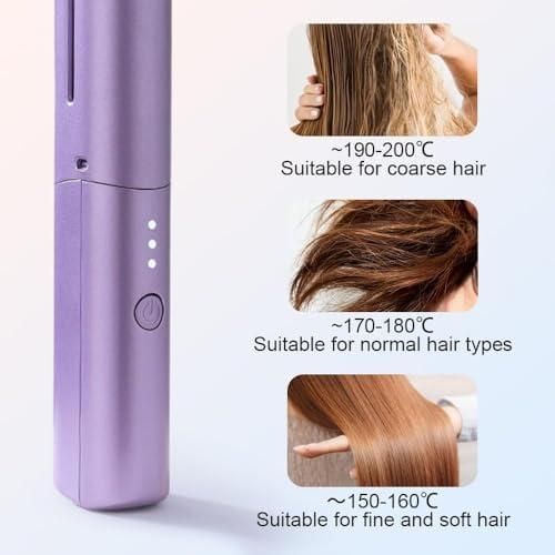 2-in-1 Hair Straightener & Curler with Ceramic Plate