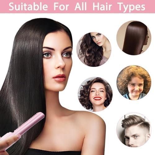 2-in-1 Hair Straightener & Curler with Ceramic Plate