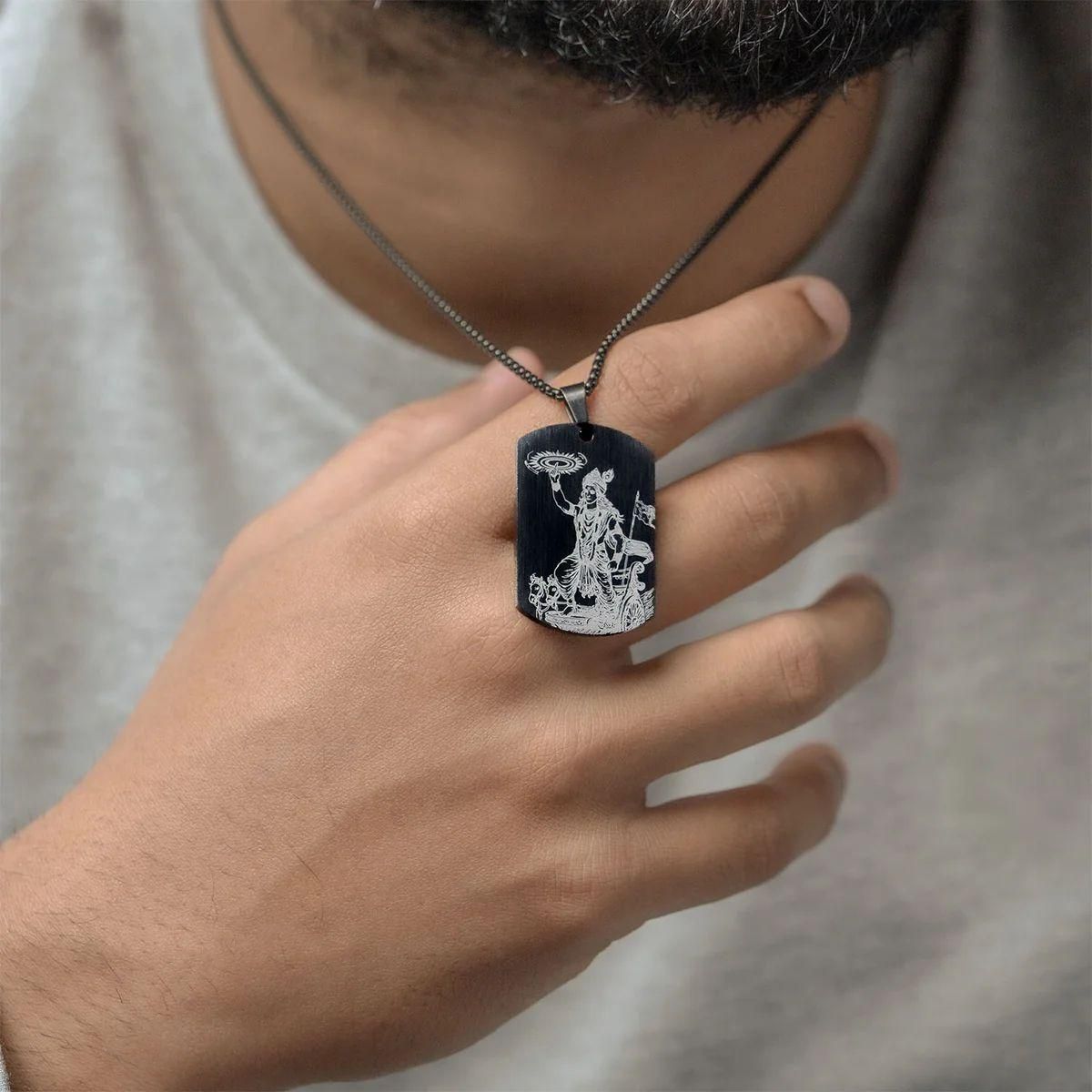 Guiding Krishna Godform Pendant