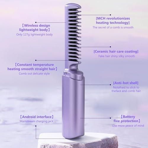 2-in-1 Hair Straightener & Curler with Ceramic Plate