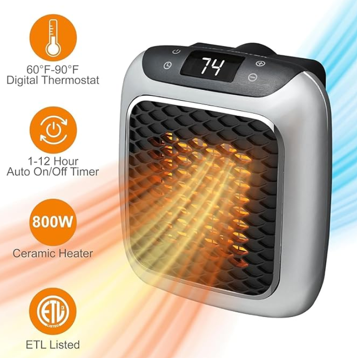 HeatWave™ Wall-Mounted Mini Heater