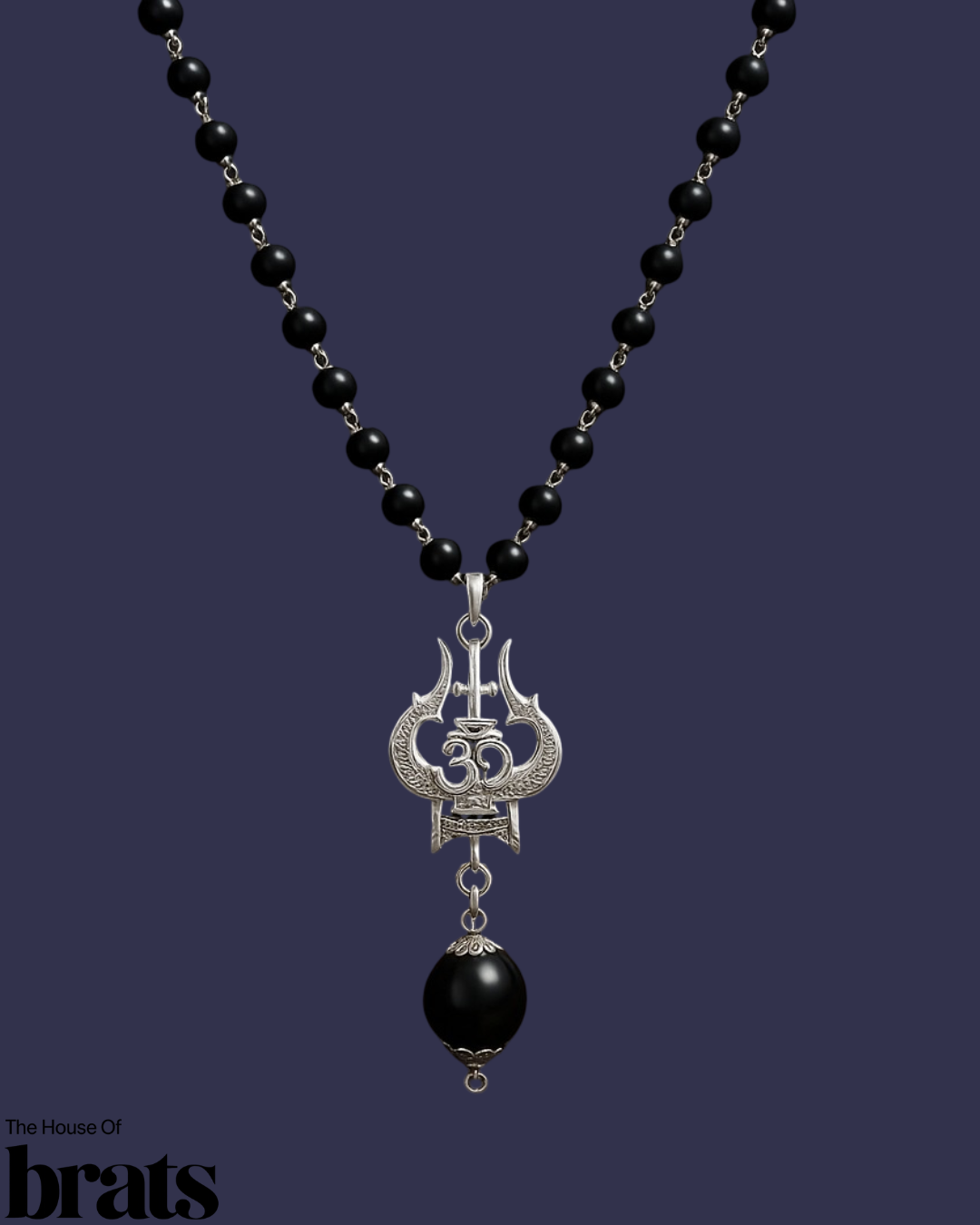 Om Shiva Trishool Karungali Mala