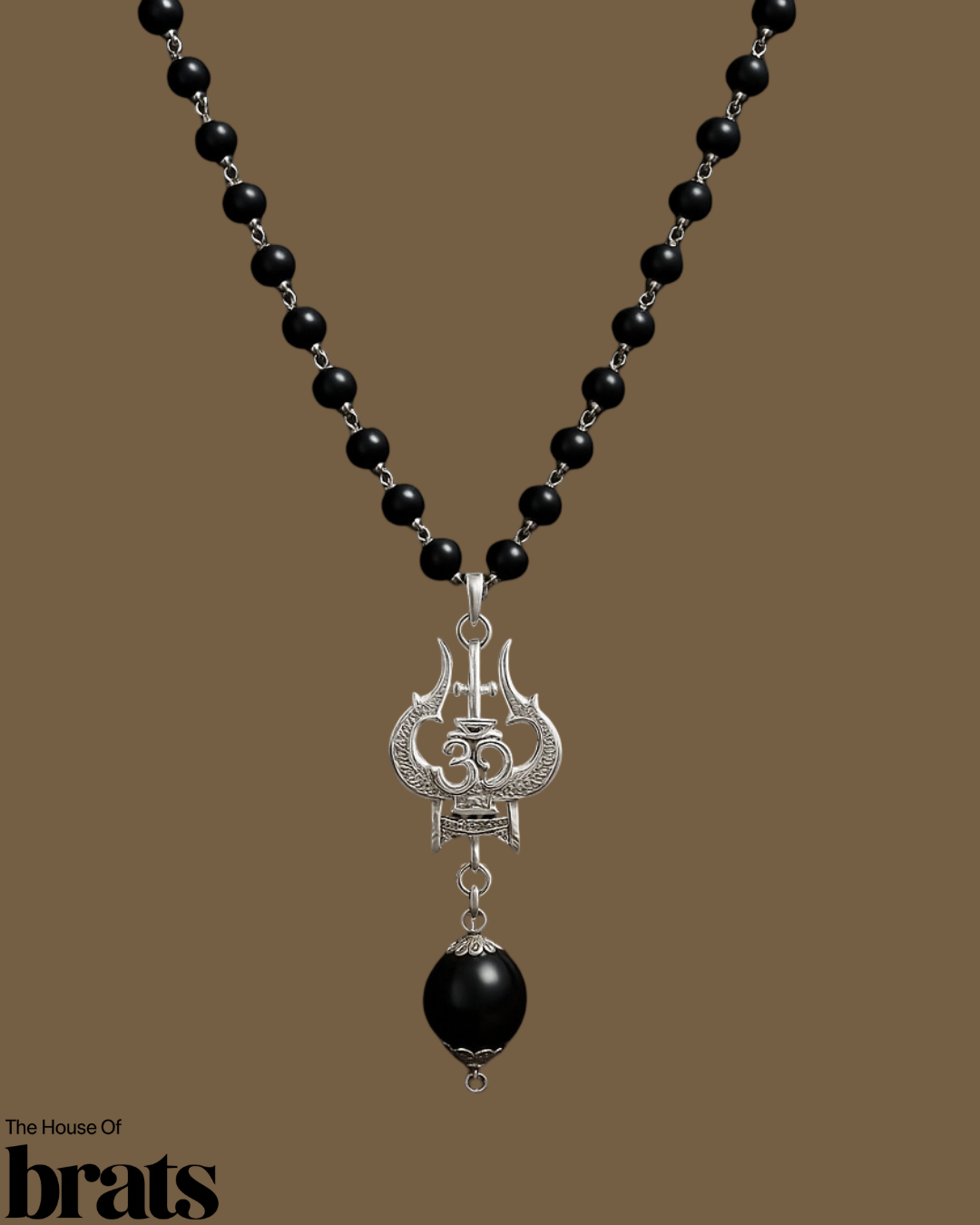 Om Shiva Trishool Karungali Mala